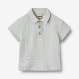 Wheat Main Shirt S/S Svend Shirt 4030 light blue