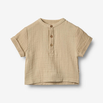 Wheat Main Shirt S/S Svend Shirt 9441 soft sand