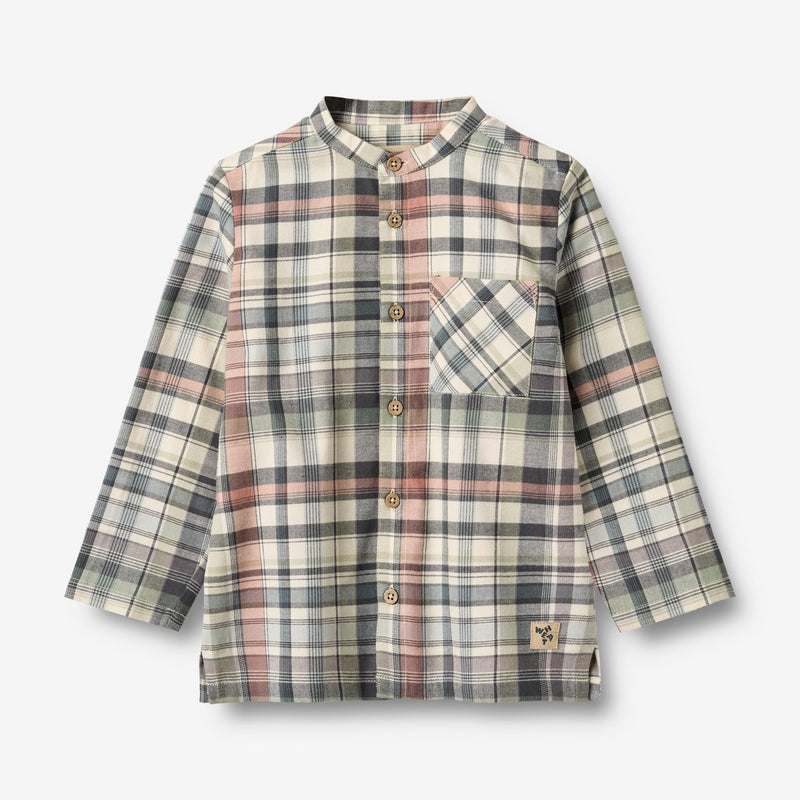 Wheat Main Shirttasche L/S Jonas Shirt 9560 multi check