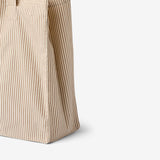Wheat Main Shopper-Tasche Ville Home 9524 cappucino stripe