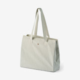 Wheat Main Shopper-Tasche Ville Home 9634 blue ocean stripe