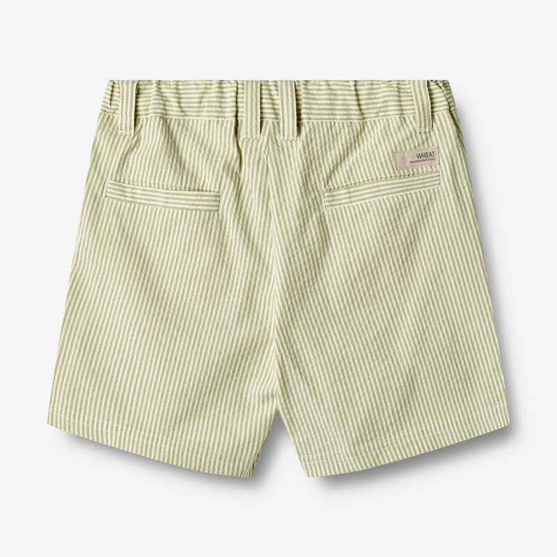 Wheat Main  Short Elvig Shorts 4142 green stripe