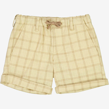 Wheat Main  Short Holger Shorts 9108 buttermilk check