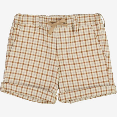 Short Holger - golden dove check