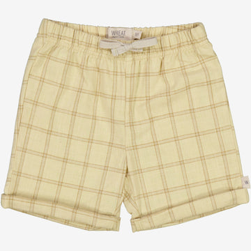 Wheat Main  Short Milton | Baby Shorts 9108 buttermilk check