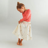 Wheat Main Rock Nora Skirt 9644 ivory embroidery flowers