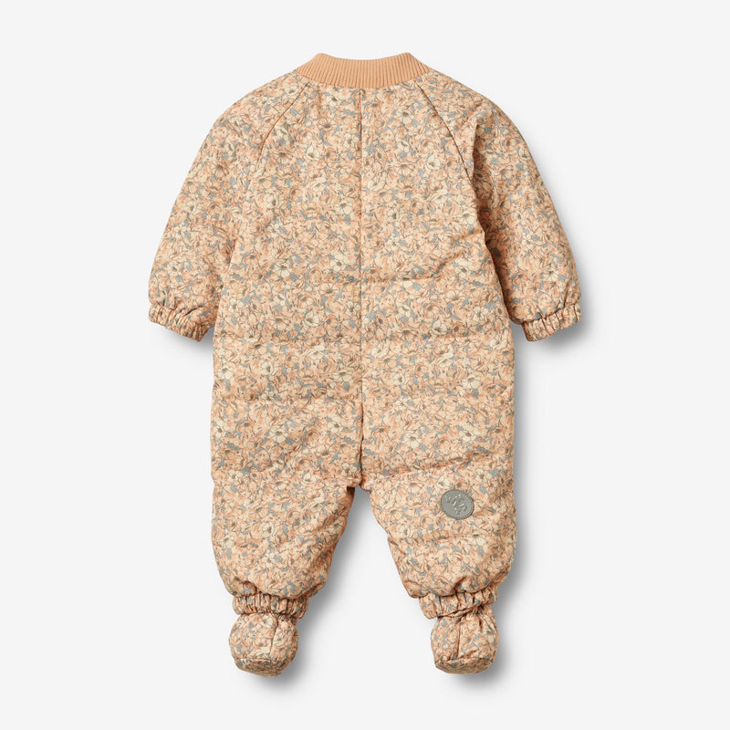 Wheat Outerwear Sommer Puffer Babyanzug Nunu Technical suit 2359 pink sand flowers