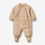 Wheat Outerwear Sommer Puffer Babyanzug Nunu Technical suit 2359 pink sand flowers
