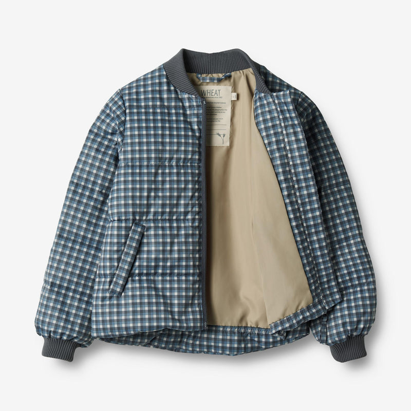 Wheat Outerwear  Sommer Steppjacke Malo Jackets 1306 blue check