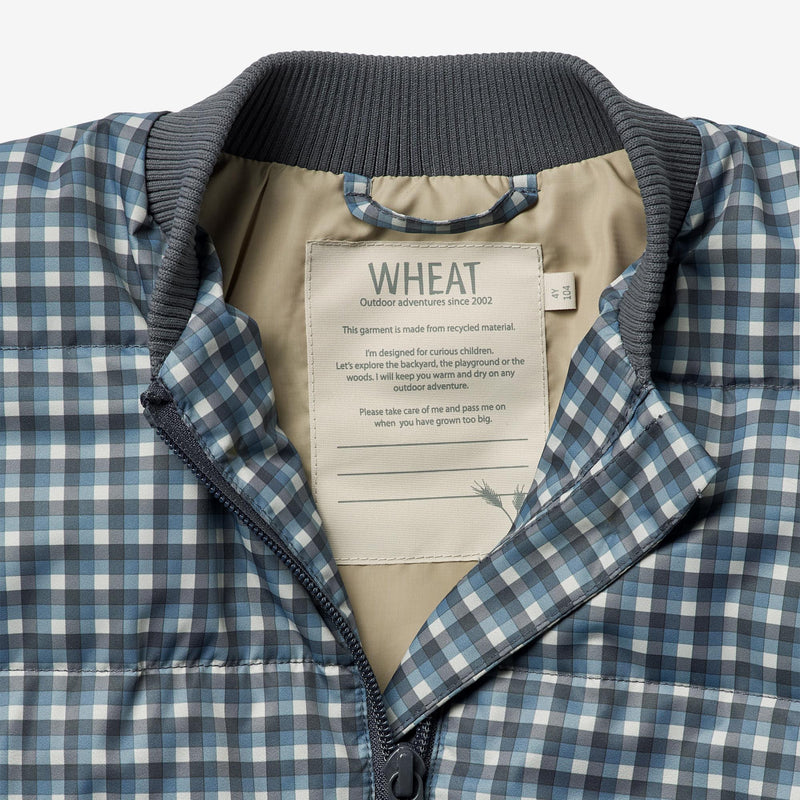 Wheat Outerwear  Sommer Steppjacke Malo Jackets 1306 blue check