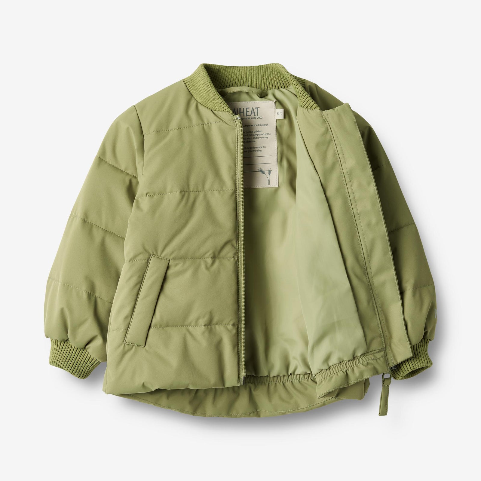 Sommer Steppjacke Malo sprout Dänische Kindermode Wheat