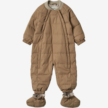 Wheat Outerwear Sommer Steppoverall Nunu für Babys | Baby Snowsuit 4210 golden brown