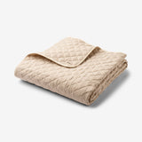 Wheat Main Steppdecke Home 9524 cappucino stripe