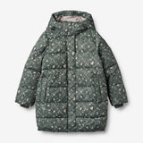 Wheat Outerwear Steppmantel Yrsa Jacket 9533 forest lake checked flowers