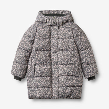 Wheat Outerwear Steppmantel Yrsa Jacket 9670 dark charcoal flowers