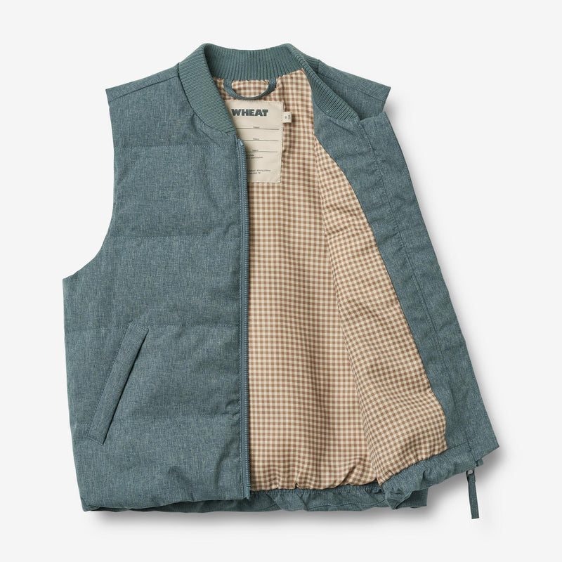 Wheat Outerwear Steppweste Andre Jacket 0229 navy melange
