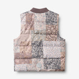 Wheat Outerwear Steppweste Lakas Jacket 9618 patchwork flowers
