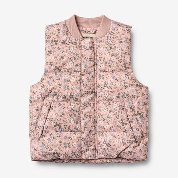 Wheat Outerwear Steppweste Lakas Jacket 9536 rose powder flowers