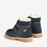 Wheat Footwear Stewie Leder Klett Tex Winter Footwear 1432 navy