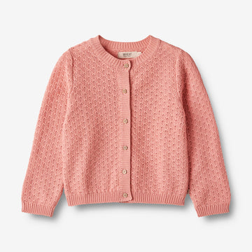 Wheat Main  Stickjacke Magnella Knitted Tops 2509 rosette