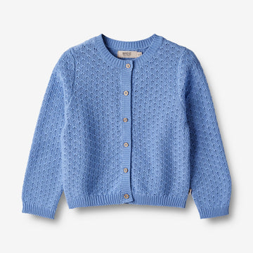 Wheat Main  Stickjacke Magnella Knitted Tops 4102 azure blue