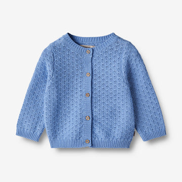 Wheat Main  Stickjacke Magnella Knitted Tops 4102 azure blue
