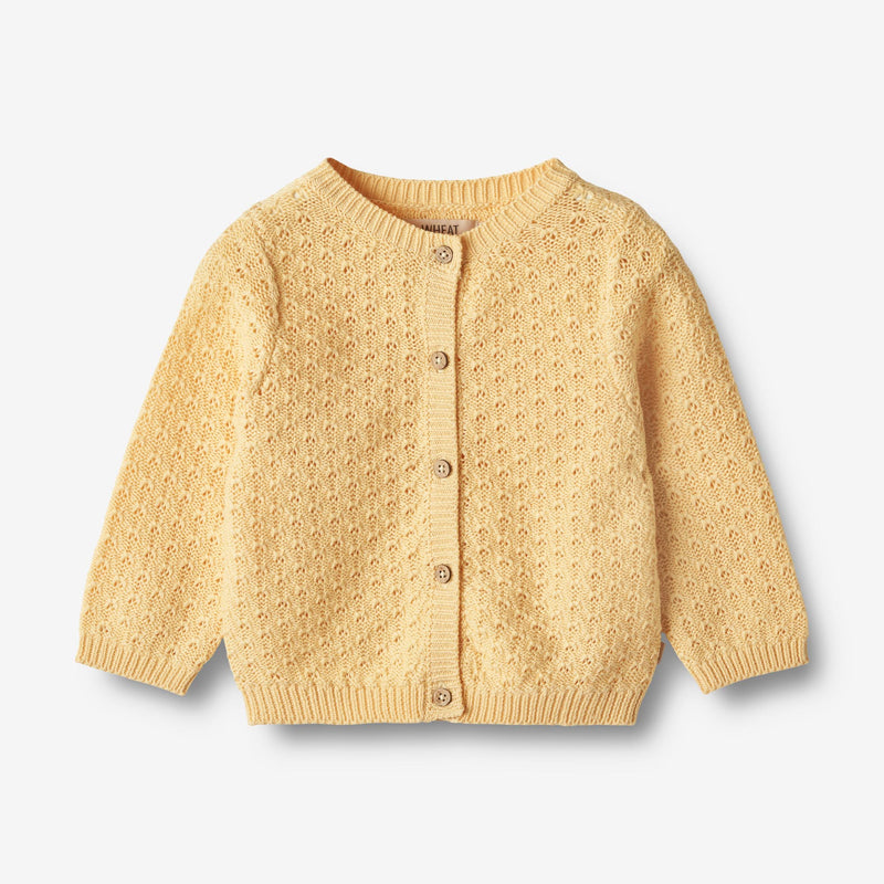 Wheat Main  Stickjacke Magnella Knitted Tops 5001 pale apricot