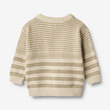 Wheat Main  Stickpullover Janus Knitted Tops 0172 grey sand