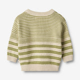 Wheat Main  Stickpullover Janus Knitted Tops 4122 sage