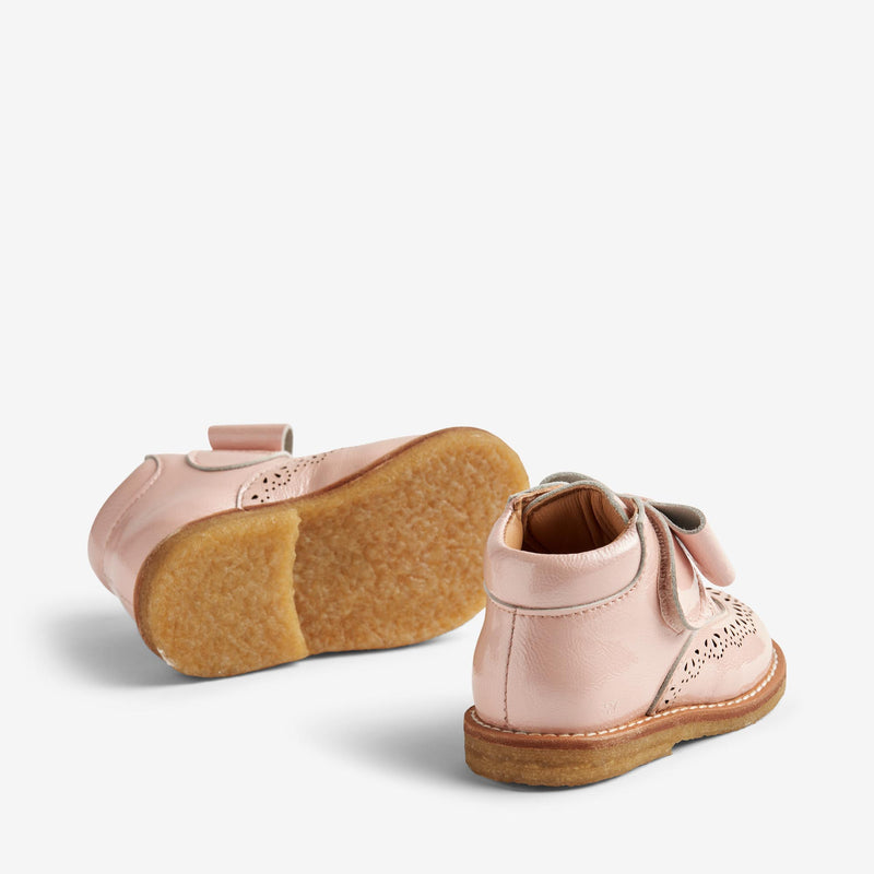 Wheat Footwear Stiefel mit Klett Bowy Crepe 2281 rose ballet