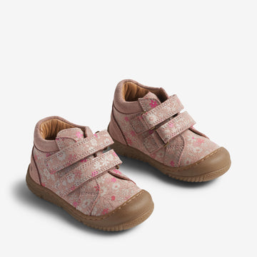 Wheat Footwear Lauflernschuh Ivalo Prewalker 9458 rose white flowers