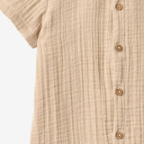 Wheat Main Strampelanzug Alex Romper 3354 warm sand