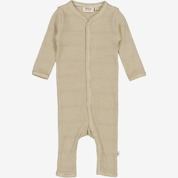 Wheat Main  Strampler Dusty Jumpsuits 1097 warm stone stripe