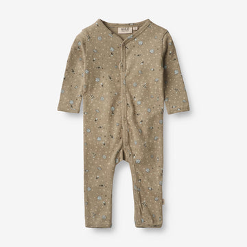 Wheat Main  Strampler Dusty | Baby Jumpsuits 3240 beige stone space