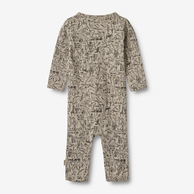 Wheat Main Strampler Finn | Baby Jumpsuits 1204 treasure hunt