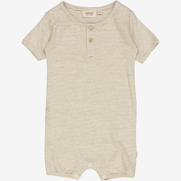 Wheat Main  Strampler Gus Jumpsuits 1457 seaweed stripe
