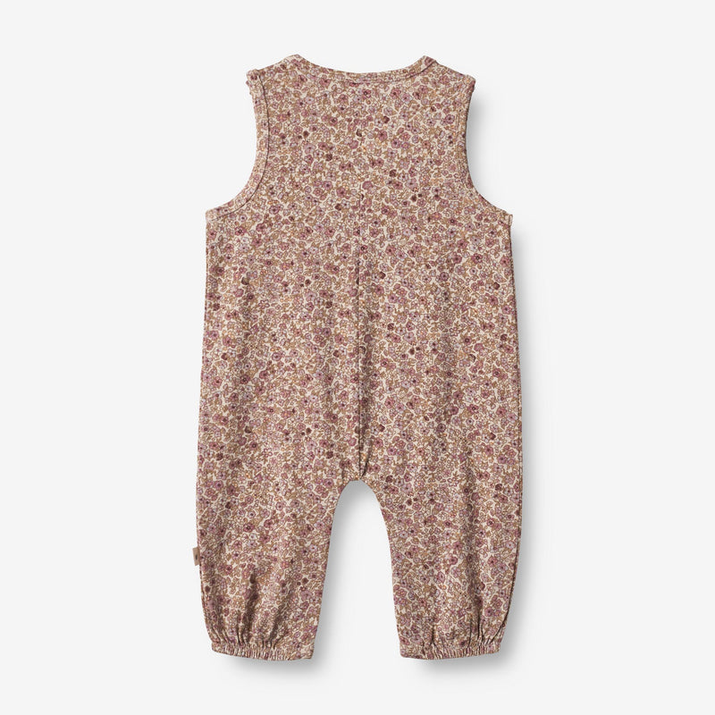 Wheat Main  Strampler Joey | Baby Jumpsuits 0098 grey rose flowers