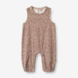 Wheat Main  Strampler Joey | Baby Jumpsuits 0098 grey rose flowers