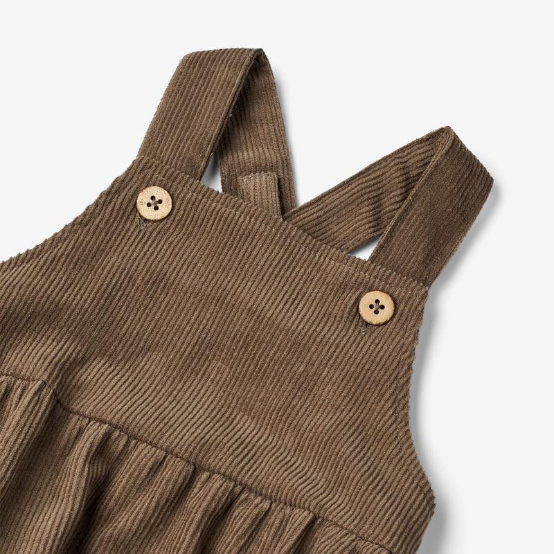 Wheat Main  Strampler Mica | Baby Suit 0094 greybrown