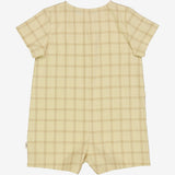 Wheat Main  Strampler Niller | Baby Suit 9108 buttermilk check