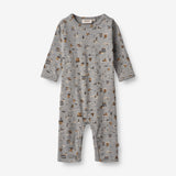 Wheat Main  Strampler Theis | Baby Jumpsuits 1521 winter sky fishing