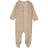 Wheat Wool Strampler Wolle Jumpsuits 3204 khaki melange