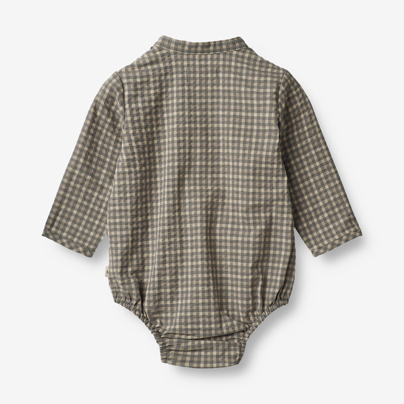 Wheat Main  Stramplershirt Victor | Baby Suit 1529 autumn sky check