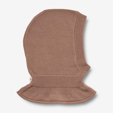 Wheat Outerwear Strick-Balaclava Ello | Baby Outerwear acc. 2121 berry dust