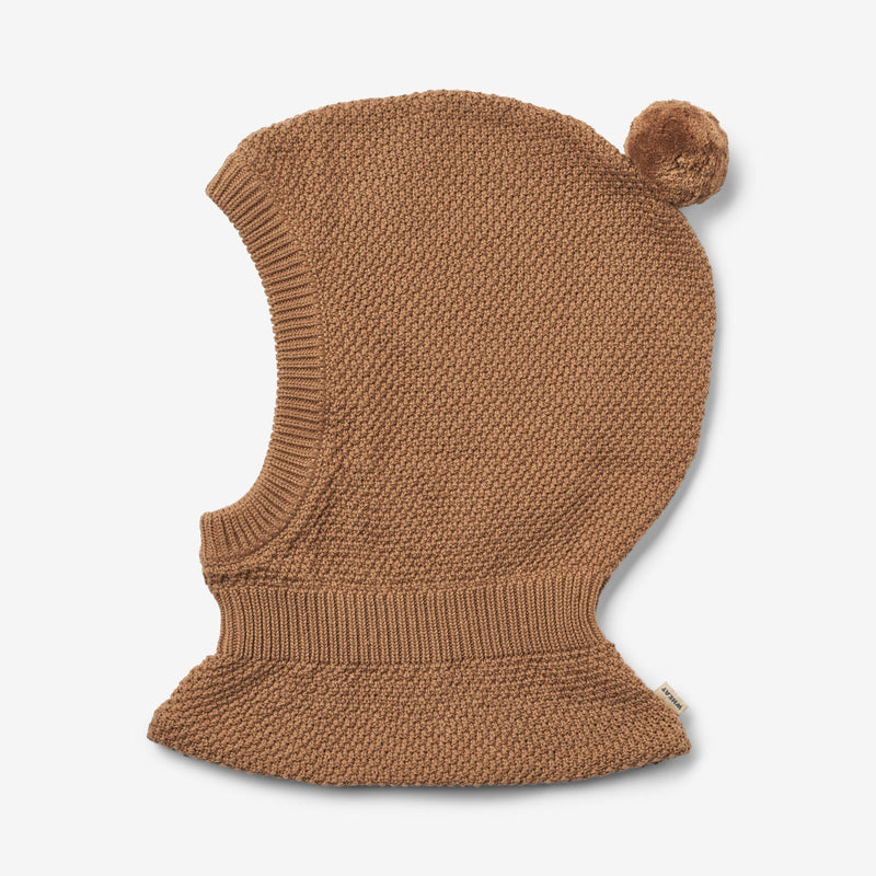 Wheat Outerwear Strick-Balaclava Pomi Outerwear acc. 5073 caramel