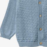 Wheat Main Strick-Cardigan Björn Cardigan 1260 faded denim