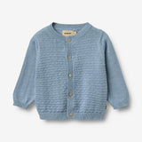 Wheat Main Strick-Cardigan Björn Cardigan 1260 faded denim