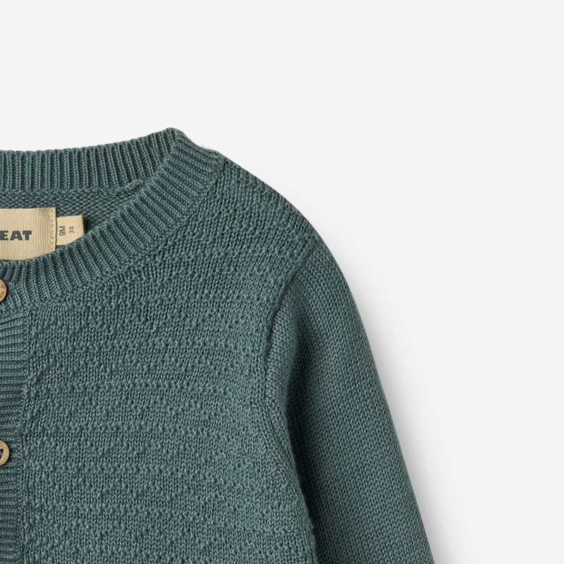 Wheat Main Strick-Cardigan Björn Cardigan 1460 stormy weather