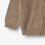 Wheat Main Strick-Cardigan Björn Cardigan 3239 beige stone