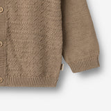 Wheat Main Strick-Cardigan Björn Cardigan 3239 beige stone